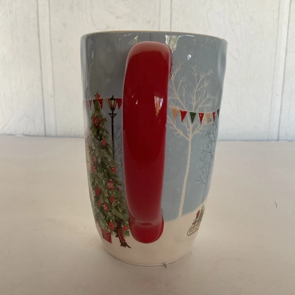 Pier 1 Christmas Village Tall Mug